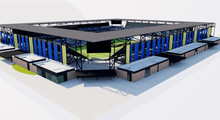 Load image into Gallery viewer, Geodis Park 3D Model - Nashville SC Stadium Replica