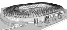 Load image into Gallery viewer, Hampden Park Stadium - Glasgow Scotland 3D model