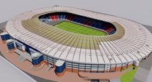 Load image into Gallery viewer, Hampden Park Stadium - Glasgow Scotland 3D model
