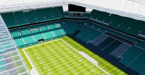 Hard Rock Stadium - Miami USA 3D model