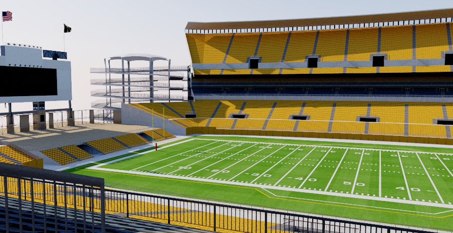 Pittsburgh Steelers Stadium -- Heinz Field : r/Minecraft