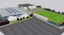 Load image into Gallery viewer, Ireland National Hockey Stadium - Dublin 3D model