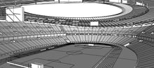 Load image into Gallery viewer, Jaber Al-Ahmad International Stadium - Kuwait 3D model