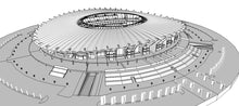 Load image into Gallery viewer, Jaber Al-Ahmad International Stadium - Kuwait 3D model