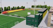 Load image into Gallery viewer, LFF Stadium - Vilnius Lithuania 3D model