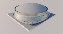 Load image into Gallery viewer, Superdome New Orleans 3D Model NFL Stadium Replica