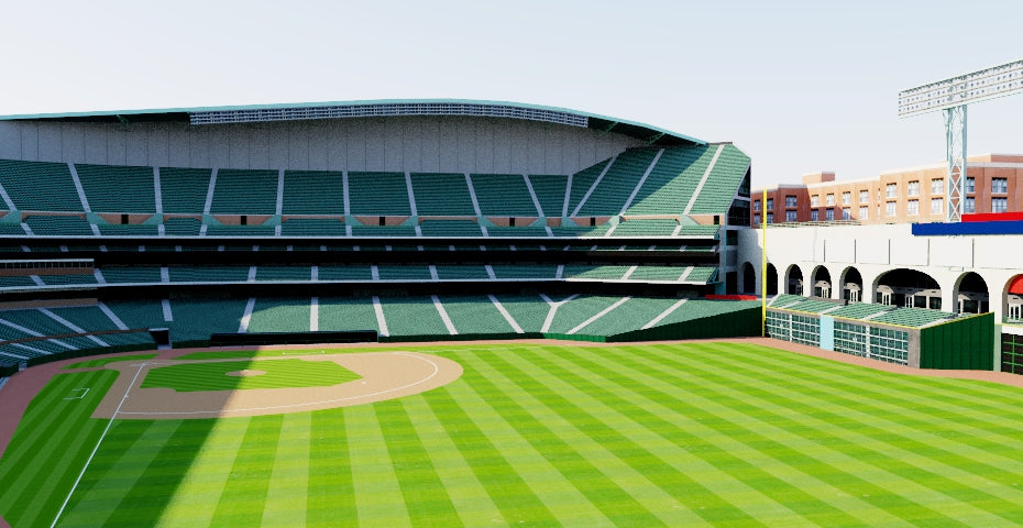 Architectural Photograph of Minute Maid Park Home of the Astros