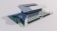 Load image into Gallery viewer, Mohammed Bin Rashid Library - Dubai - UAE 3D model