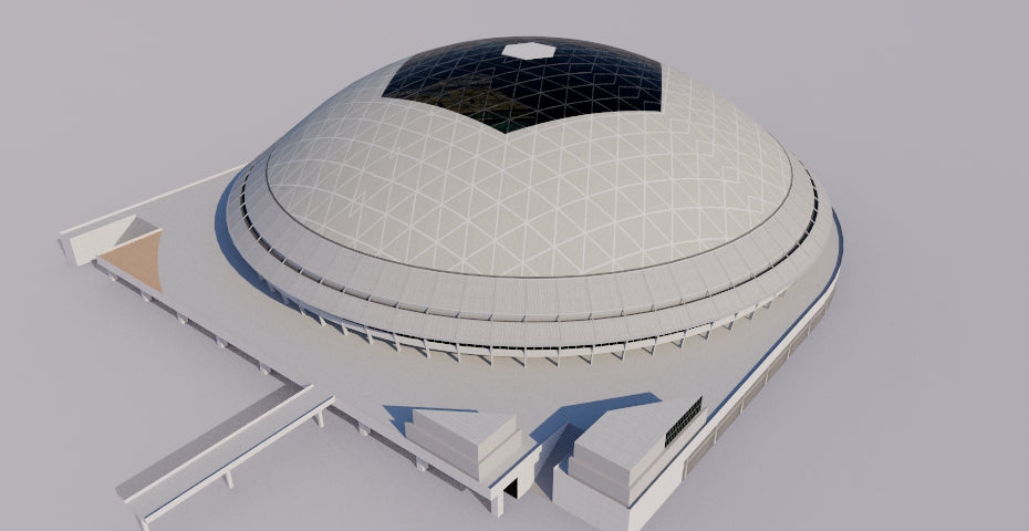 Sapporo Dome - Japan 3D model – Genius&Gerry