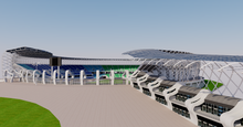 Load image into Gallery viewer, National Stadium Kaohsiung - Taiwan 3D model