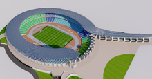 Load image into Gallery viewer, National Stadium Kaohsiung - Taiwan 3D model