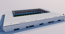 Load image into Gallery viewer, New National Stadium - Luxembourg 3D model