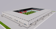 Load image into Gallery viewer, New National Stadium - Luxembourg 3D model