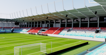 Load image into Gallery viewer, New National Stadium - Luxembourg 3D model