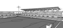Load image into Gallery viewer, Nuevo Estadio de Los Carmenes - Granada Spain 3D model