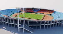 Load image into Gallery viewer, Old National Stadium Tokyo - Japan 3D model
