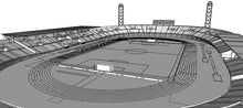 Load image into Gallery viewer, Olympic Stadium Amsterdam - Netherlands 3D model