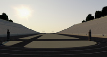 Load image into Gallery viewer, Panathenaic Stadium - Athens Greece 3D model