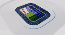 Load image into Gallery viewer, Parc Olympique Lyonnais - Lyon 3D model
