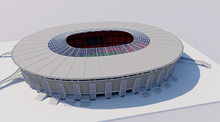 Load image into Gallery viewer, Puskás Arena 3D football stadium model – Budapest stadium