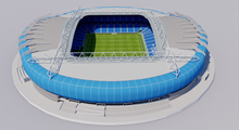 Load image into Gallery viewer, Reale Arena - Anoeta Stadium - San Sebastian Spain 3D model