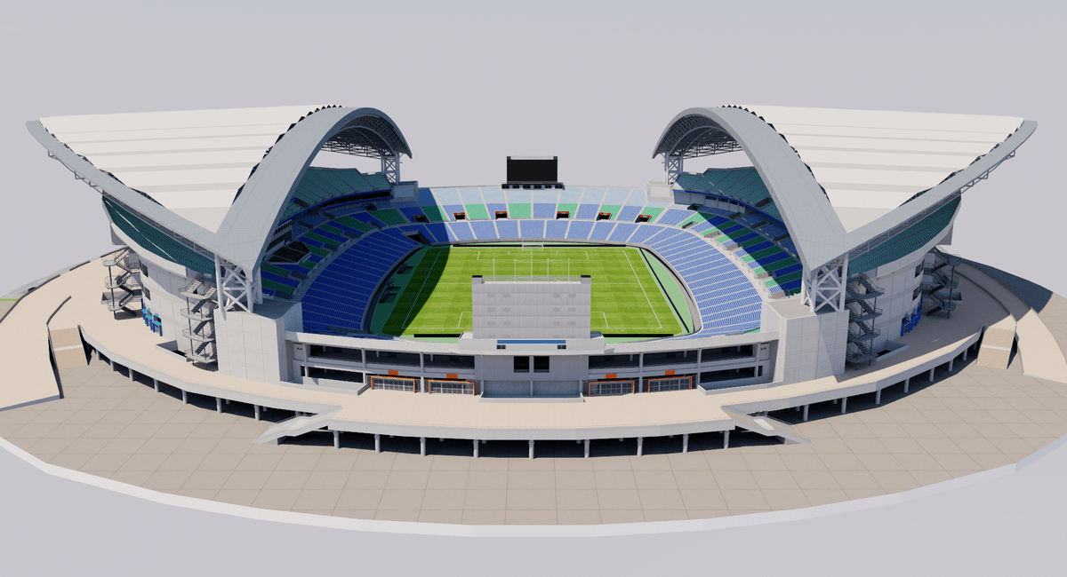 Saitama Stadium 2002 - Japan 3D model – Genius&Gerry