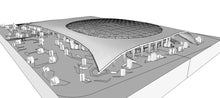 Load image into Gallery viewer, SoFi Stadium Los Angeles 3D Model NFL Venue