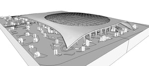 SoFi Stadium - Los Angeles - USA 3D model