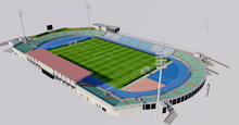 Load image into Gallery viewer, Stade Josy Barthel - Luxembourg 3D model