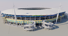 Load image into Gallery viewer, Stade Olympique de Radès - Tunisia 3D model