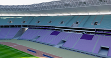 Load image into Gallery viewer, Stade Olympique de Radès - Tunisia 3D model