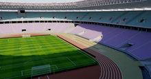 Load image into Gallery viewer, Stade Olympique de Radès - Tunisia 3D model