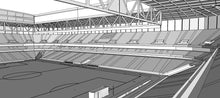Load image into Gallery viewer, Stade Pierre-Mauroy - Lille, France 3D model