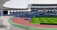 Load image into Gallery viewer, Stade Sebastien Charlety 3D Model – Paris stadium replica