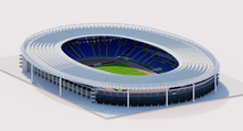 Load image into Gallery viewer, Stadio Olimpico 3D Model – Rome Stadium Replica Download