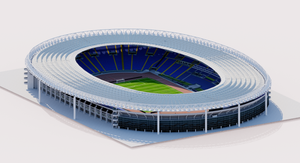 Stadio Olimpico - Roma Italy 3D model