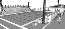 Load image into Gallery viewer, Stadio Plebiscito - Padova - Italy 3D model
