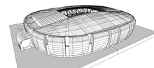 Load image into Gallery viewer, State Farm Stadium 3D Model - Arizona Cardinals Venue