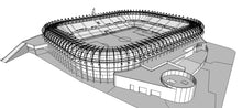 Load image into Gallery viewer, Teddy Stadium - Jerusalem, Israel 3D model