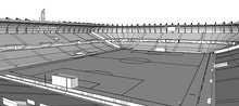 Load image into Gallery viewer, Teddy Stadium - Jerusalem, Israel 3D model
