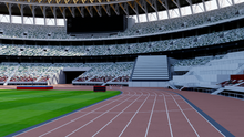Load image into Gallery viewer, New National Stadium Tokyo 3D Model - 2020 Olympics