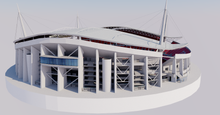 Load image into Gallery viewer, Toyota Stadium - Japan 3D model