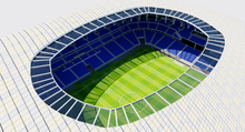Load image into Gallery viewer, VTB Arena - Dynamo Moscow, Russia 3D model