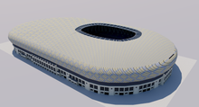 Load image into Gallery viewer, VTB Arena - Dynamo Moscow, Russia 3D model