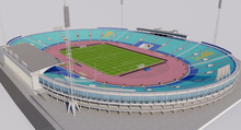 Load image into Gallery viewer, Vasil Levski National Stadium - Sofia Bulgaria 3D model