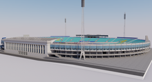 Load image into Gallery viewer, Vasil Levski National Stadium - Sofia Bulgaria 3D model