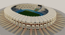 Load image into Gallery viewer, Zayed Sports City Stadium 3D Model – Abu Dhabi Stadium