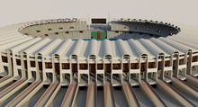 Load image into Gallery viewer, Zayed Sports City Stadium - Abu Dhabi 3D model

