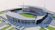 Load image into Gallery viewer, Ataturk Olympic Stadium - Istanbul - Turkey 3D model digital galatasaray fenerbache besiktas
