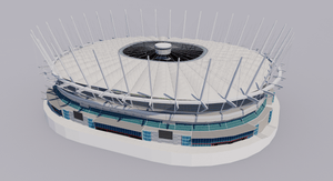 BC Place Stadium 3D Model – Vancouver Stadium Replica